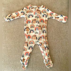 Larkspur Bamboo Footie 0-3m